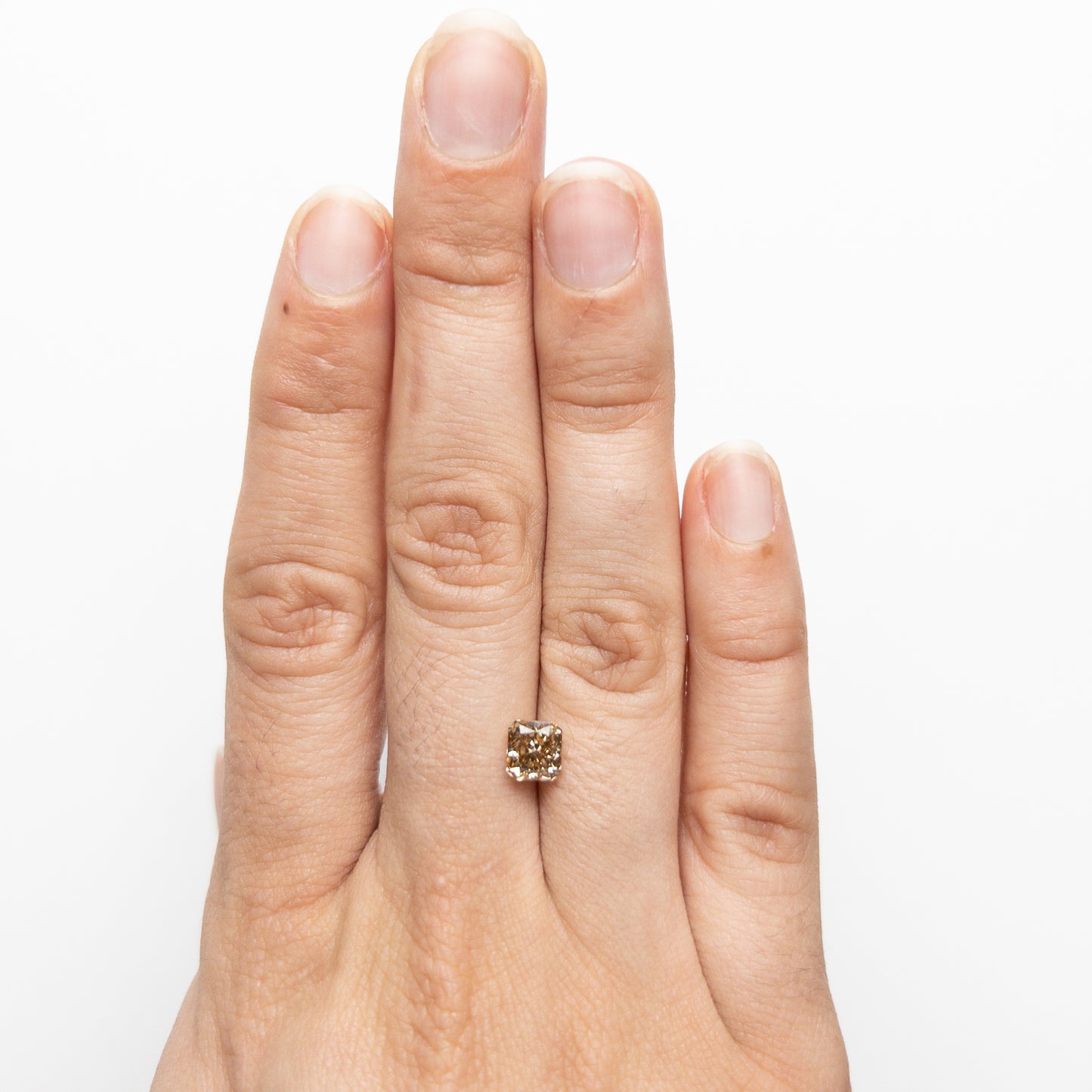 Unique Champagne Cushion Brilliant Cut Loose Moissanite Diamond For Bridal Ring/ Customized Corner Cut Stone/ Trendy Most Sell Diamond