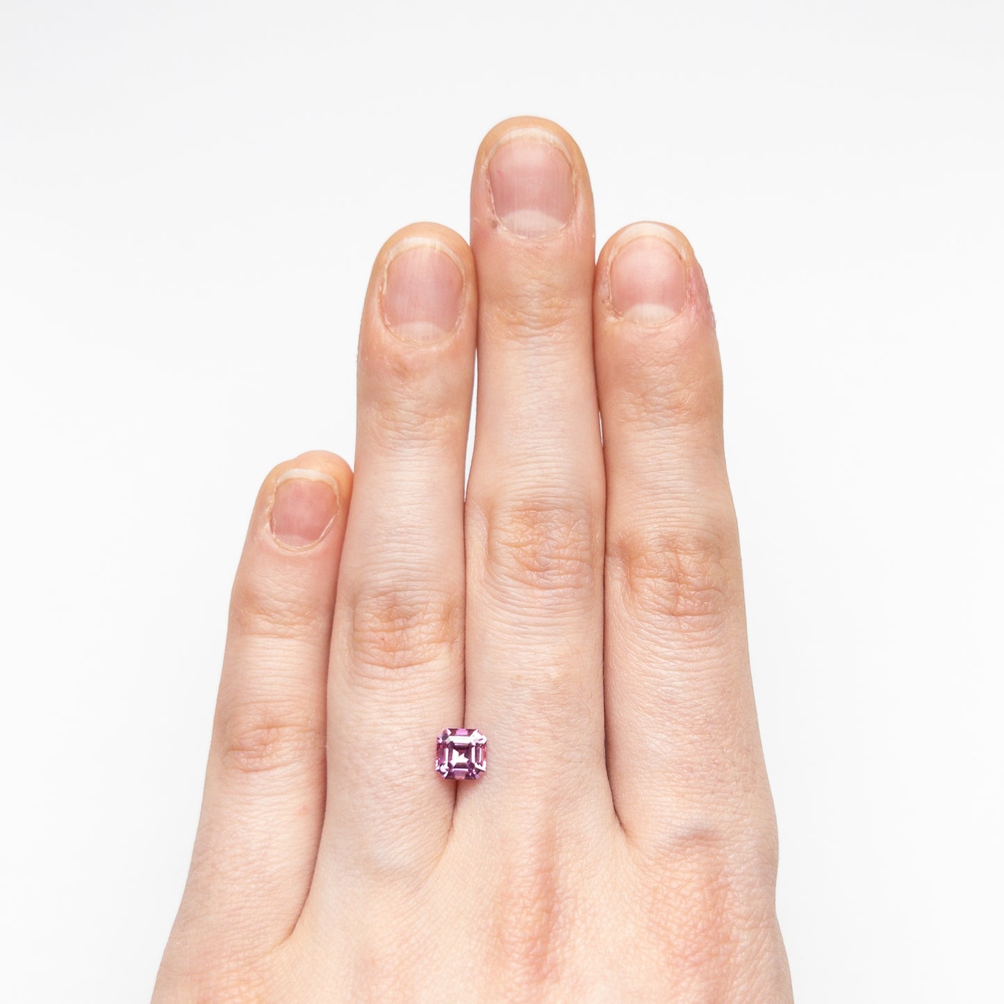 Pink Asscher Cut Moissanite For Anniversary Diamond