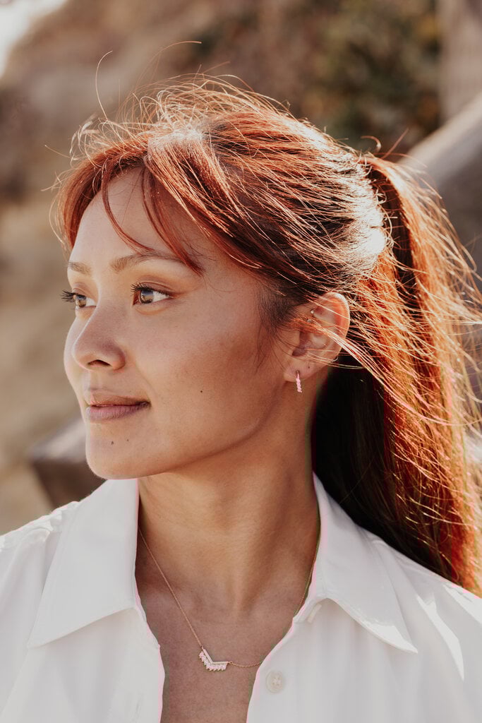 UniqueMarquise Cut Moissanite Diamond Hoops Earring