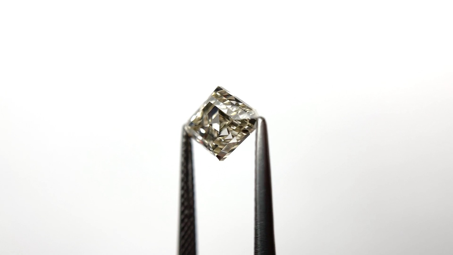 Stunning Champagne Lozenge Cut Loose Moissanite Diamond
