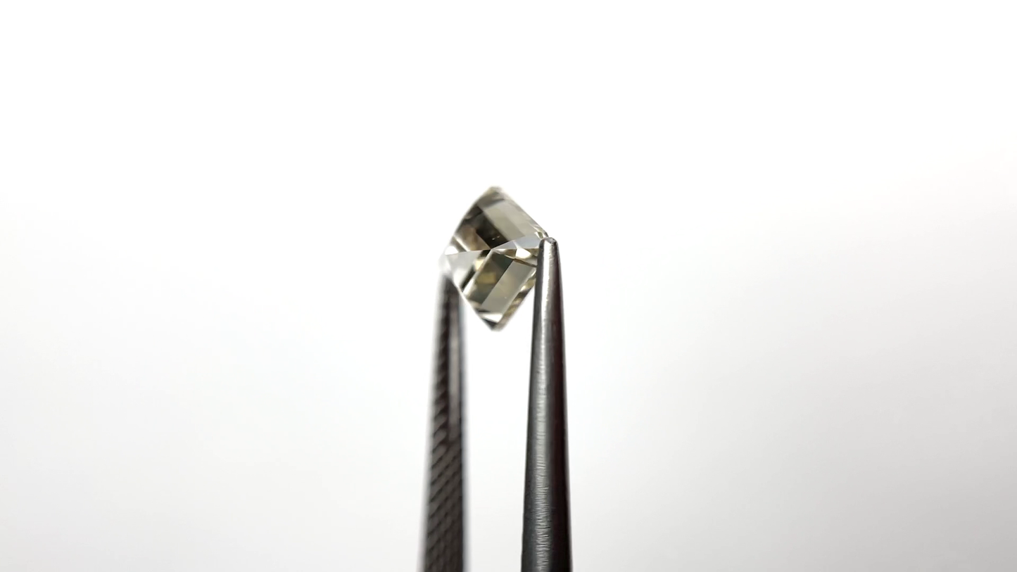 Stunning Champagne Lozenge Cut Loose Moissanite Diamond