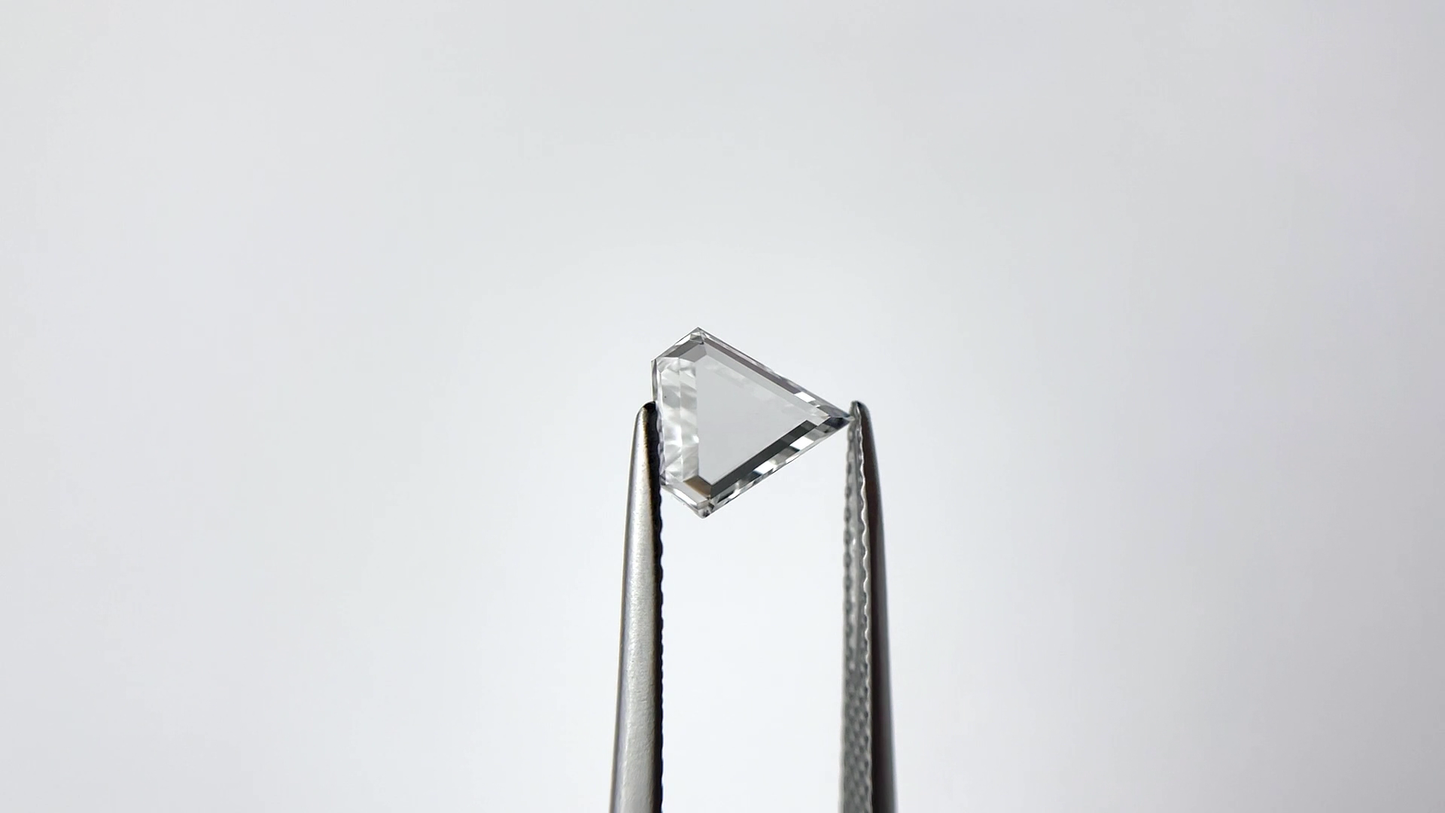 Most Rare Corner Cut Triangle Cut Loose Moissanite For Stackable Ring/ Portrait Customized Moissanite Diamond/ Bridesmaid Gift For Diamond