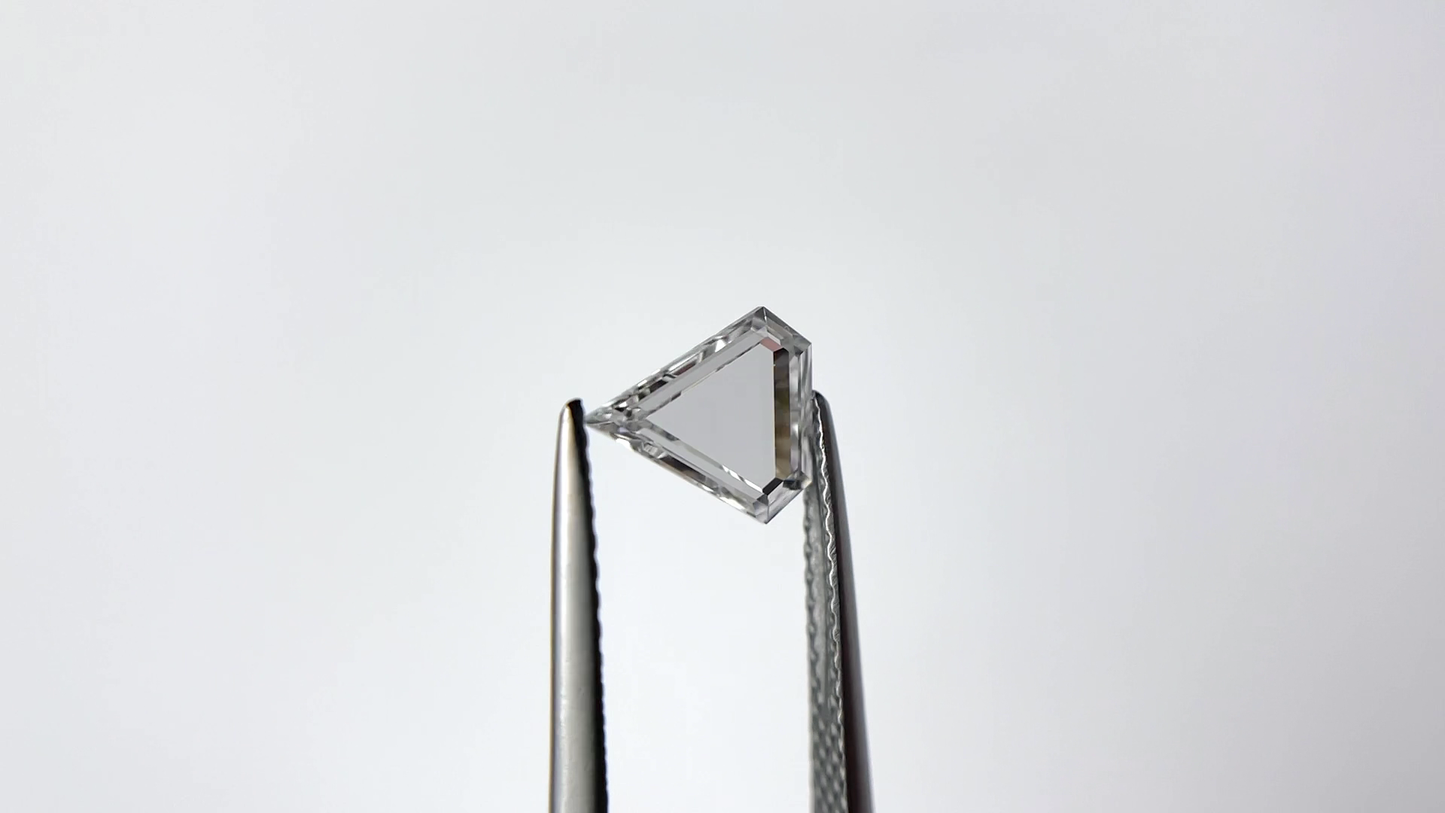 Most Rare Corner Cut Triangle Cut Loose Moissanite For Stackable Ring/ Portrait Customized Moissanite Diamond/ Bridesmaid Gift For Diamond