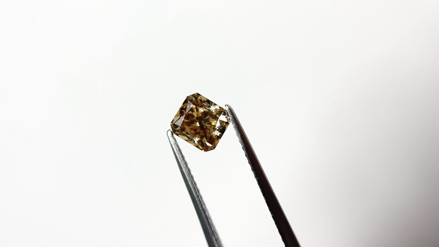 Unique Champagne Cushion Brilliant Cut Loose Moissanite Diamond For Bridal Ring/ Customized Corner Cut Stone/ Trendy Most Sell Diamond