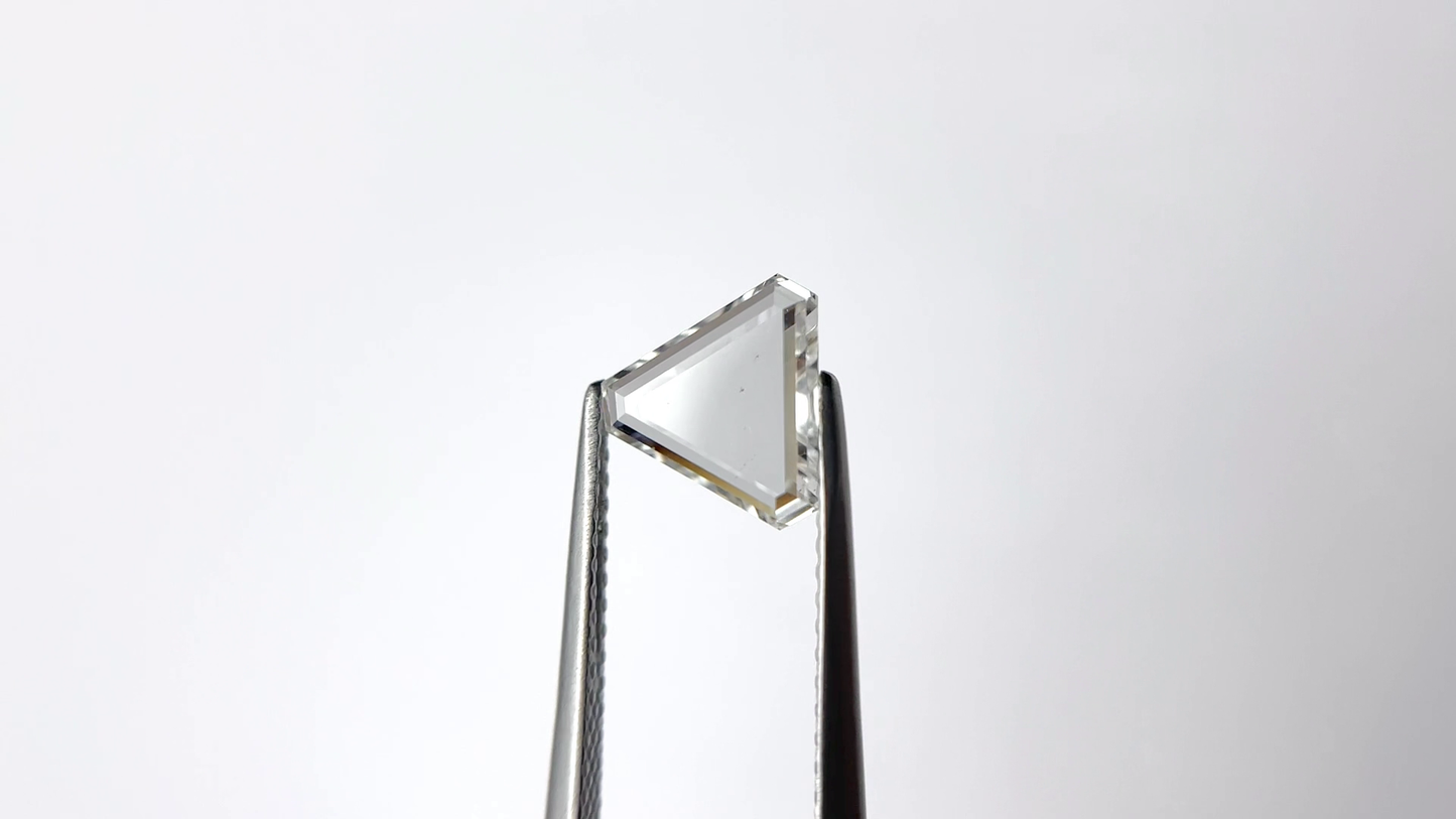 Triangle Portrait Cut Loose Moissanite Diamond For Anniversary Ring/ Customized Loose Stone wedding Ring/ Rare Stone Ever For Pretty Ring