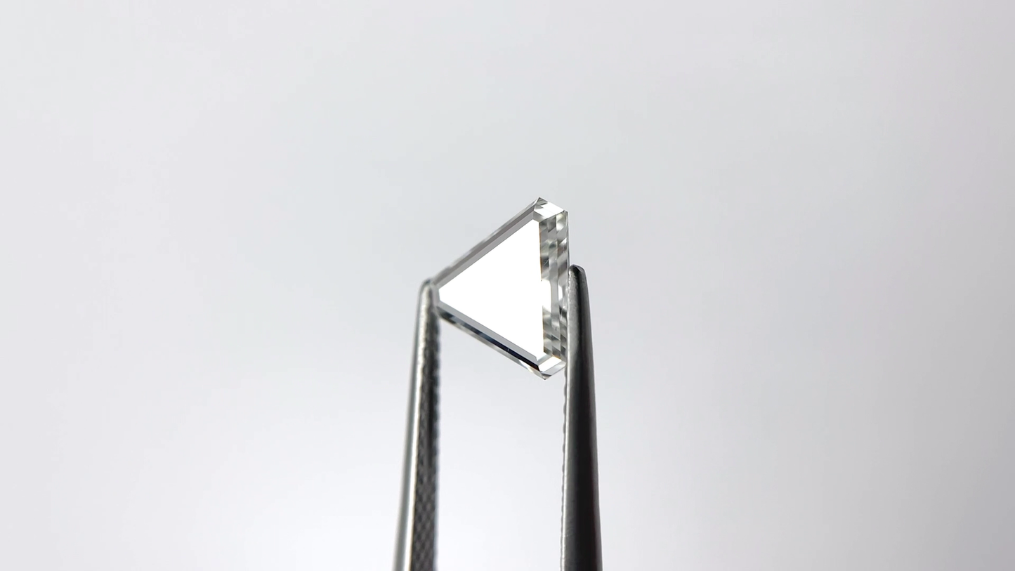 Triangle Portrait Cut Loose Moissanite Diamond For Anniversary Ring/ Customized Loose Stone wedding Ring/ Rare Stone Ever For Pretty Ring