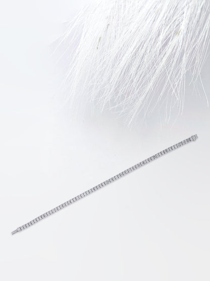 Tennis Emerald Cut Moissanite Diamond Engagement Bracelet For Women's