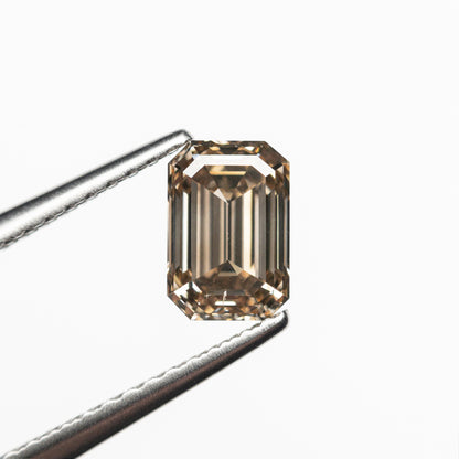 Champagne Emerald Step-Cut Loose Moissanite Diamond