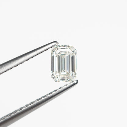 Colorless Emerald Cut Loose Moissanite For Engagement Ring/ Customized VVS Clarity Loose Diamond For Her/ Trendy Unique Rare Promise Stone