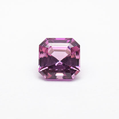 Pink Asscher Cut Moissanite For Anniversary Diamond