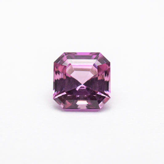 Pink Asscher Cut Moissanite For Anniversary Diamond