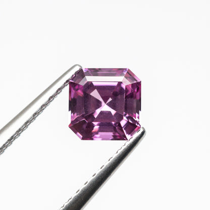 Pink Asscher Cut Moissanite For Anniversary Diamond