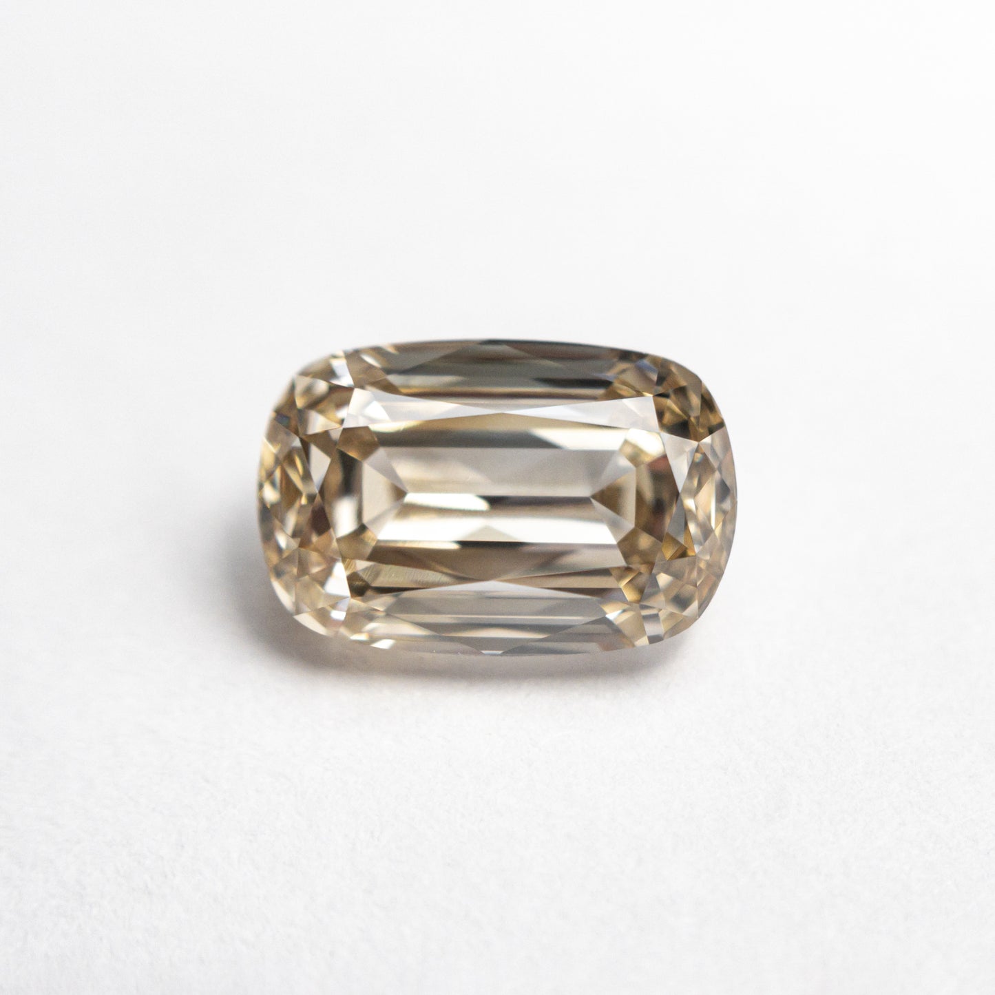 Champagne Emerald Cris Cut Loose Moissanite Diamond