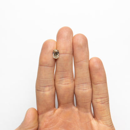 Champagne Emerald Cris Cut Loose Moissanite Diamond