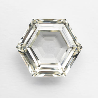 Colorless Portrait Step Cut Hexagon Loose Moissanite Diamond