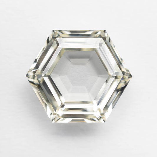 Colorless Portrait Step Cut Hexagon Loose Moissanite Diamond