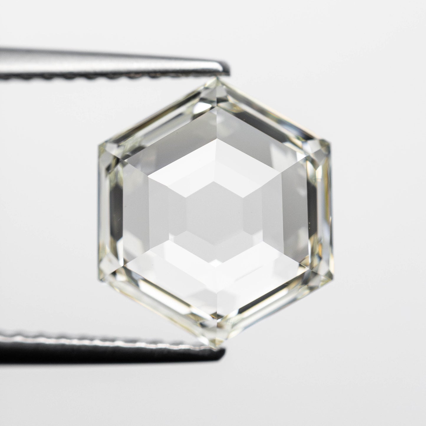 Colorless Portrait Step Cut Hexagon Loose Moissanite Diamond