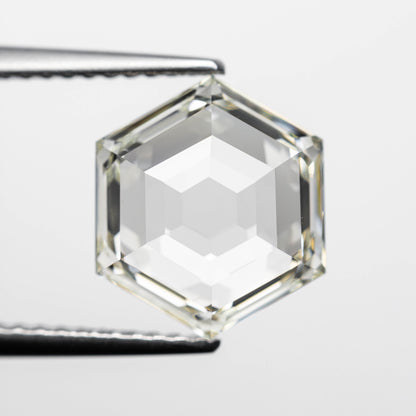 Colorless Portrait Step Cut Hexagon Loose Moissanite Diamond