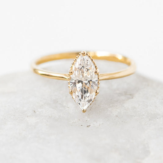 Starling Marquise Moissanite Engagement Ring For Her