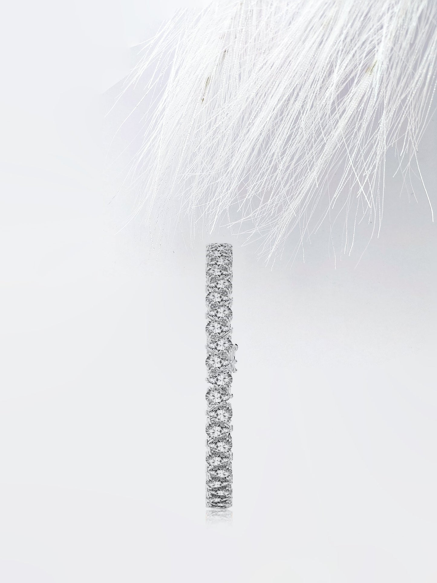 10 CT Pear Cut Tennis Moissanite Diamond Bracelet For Women's