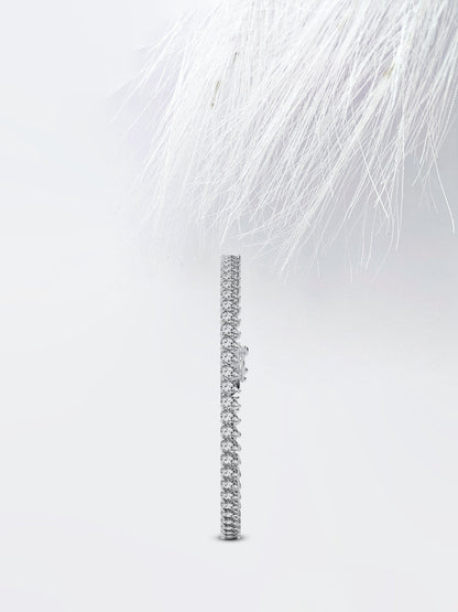 Tennis Pear Cut Moissanite Engagement Bracelet For Her