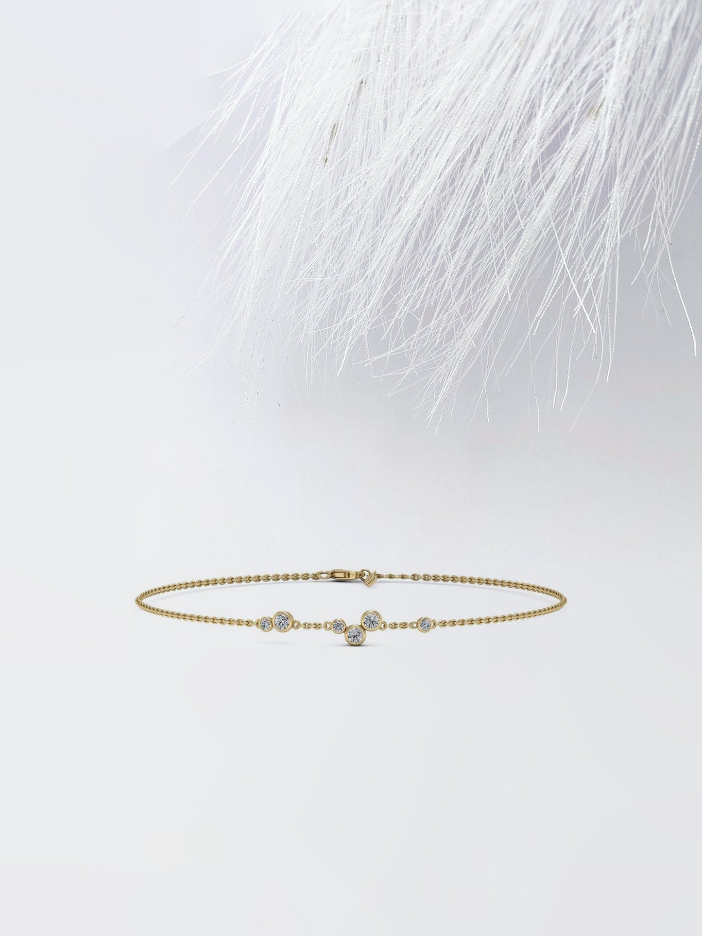 Round Cut Bezel Set Moissanite Diamond Personalized Gift For Women's