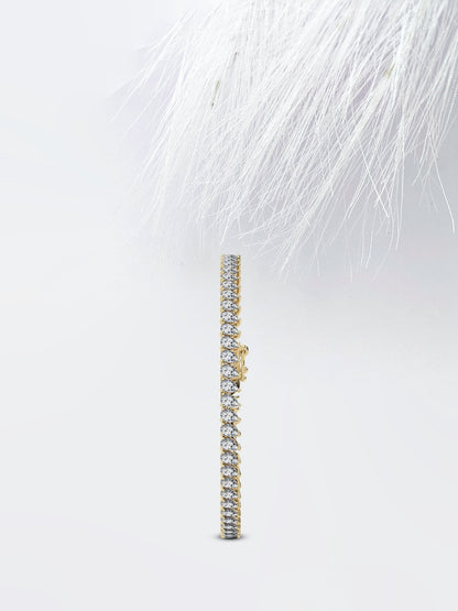 Tennis Pear Cut Moissanite Engagement Bracelet For Her