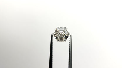 Fancy Colorless Hexagon Step-Cut Loose Moissanite Stone