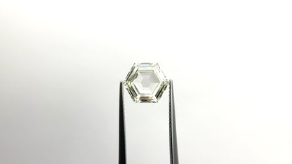Colorless Portrait Step Cut Hexagon Loose Moissanite Diamond