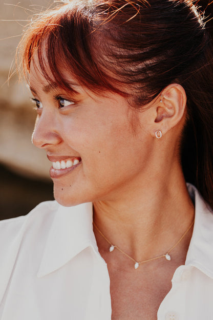 Most Rare Items Hampton Round Cut Moissanite Engagment Stud Earring