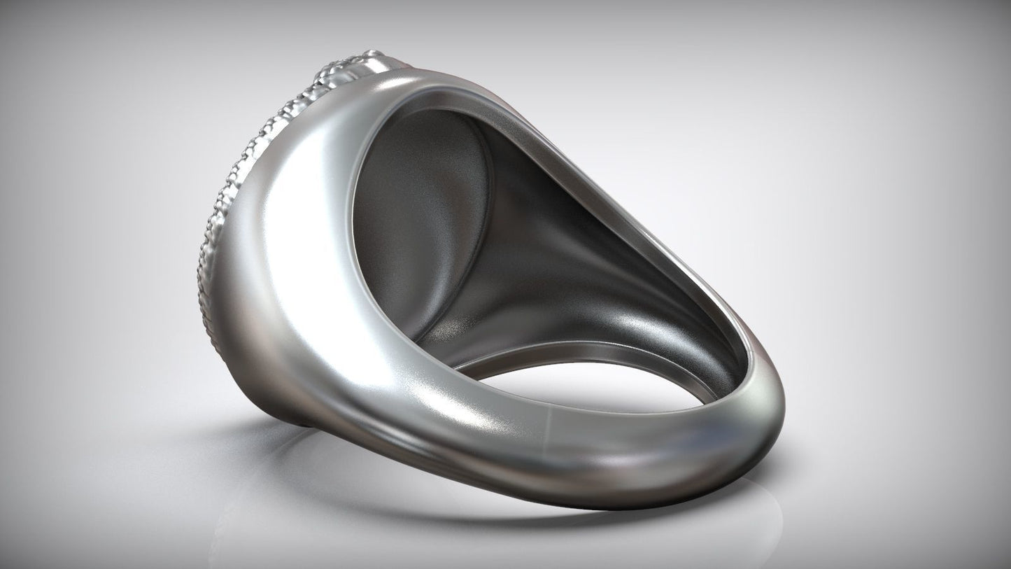 Snake Ouroboros Owl Eye Of Providence Masonic Ring