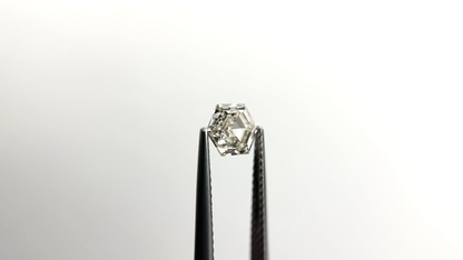 Fancy Colorless Hexagon Step-Cut Loose Moissanite Stone