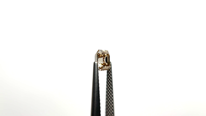 Champagne Asscher Cut Moissanite Loose For Customized Jewelry