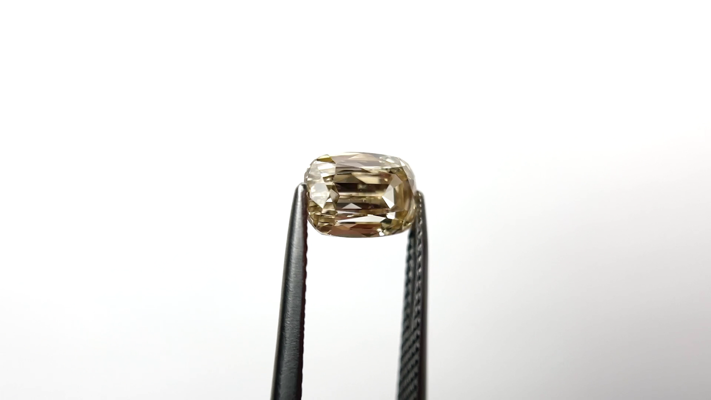 Champagne Emerald Cris Cut Loose Moissanite Diamond