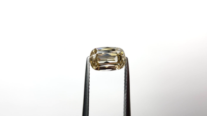 Champagne Emerald Cris Cut Loose Moissanite Diamond