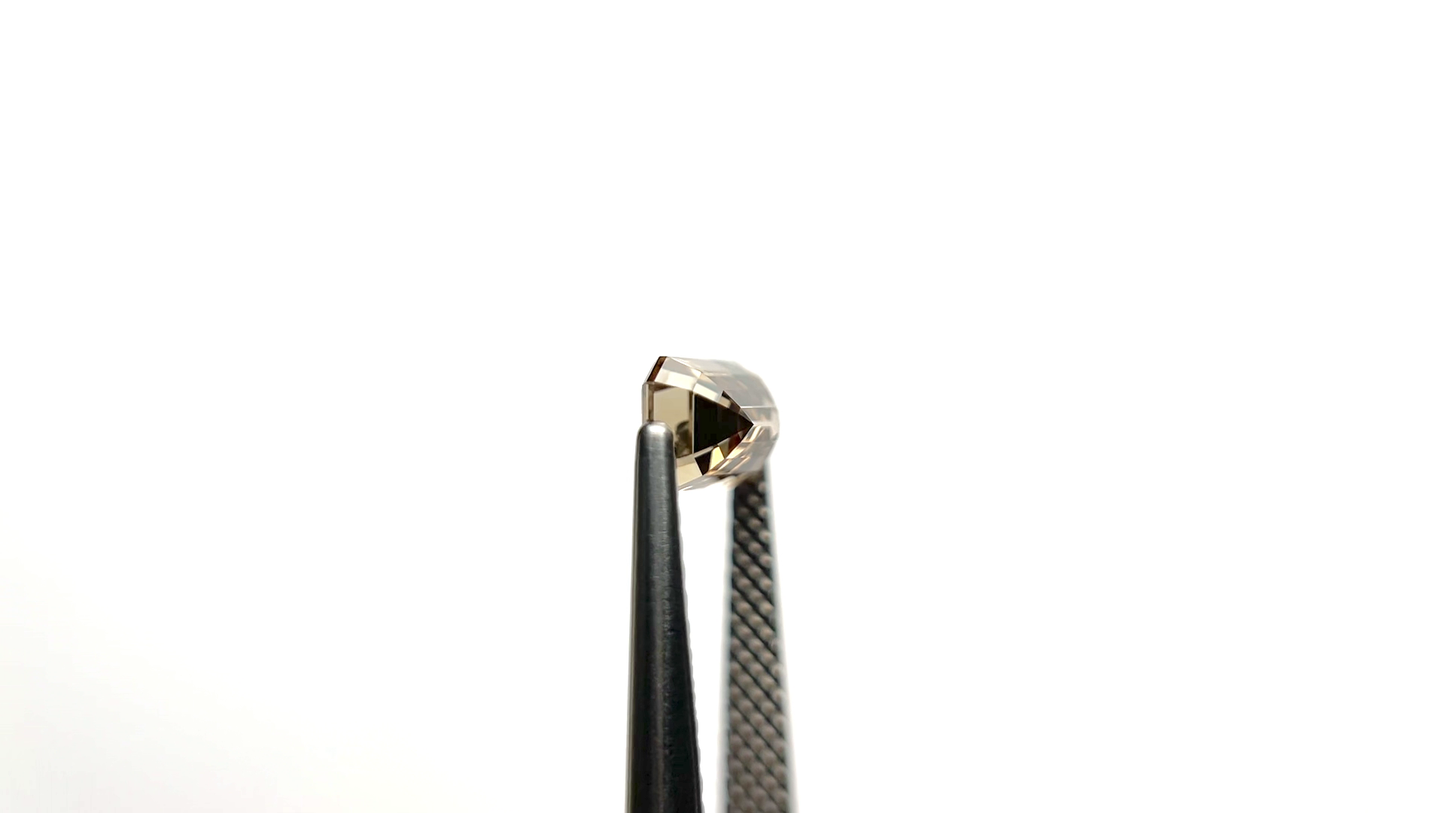 Champagne Emerald Step-Cut Loose Moissanite Diamond