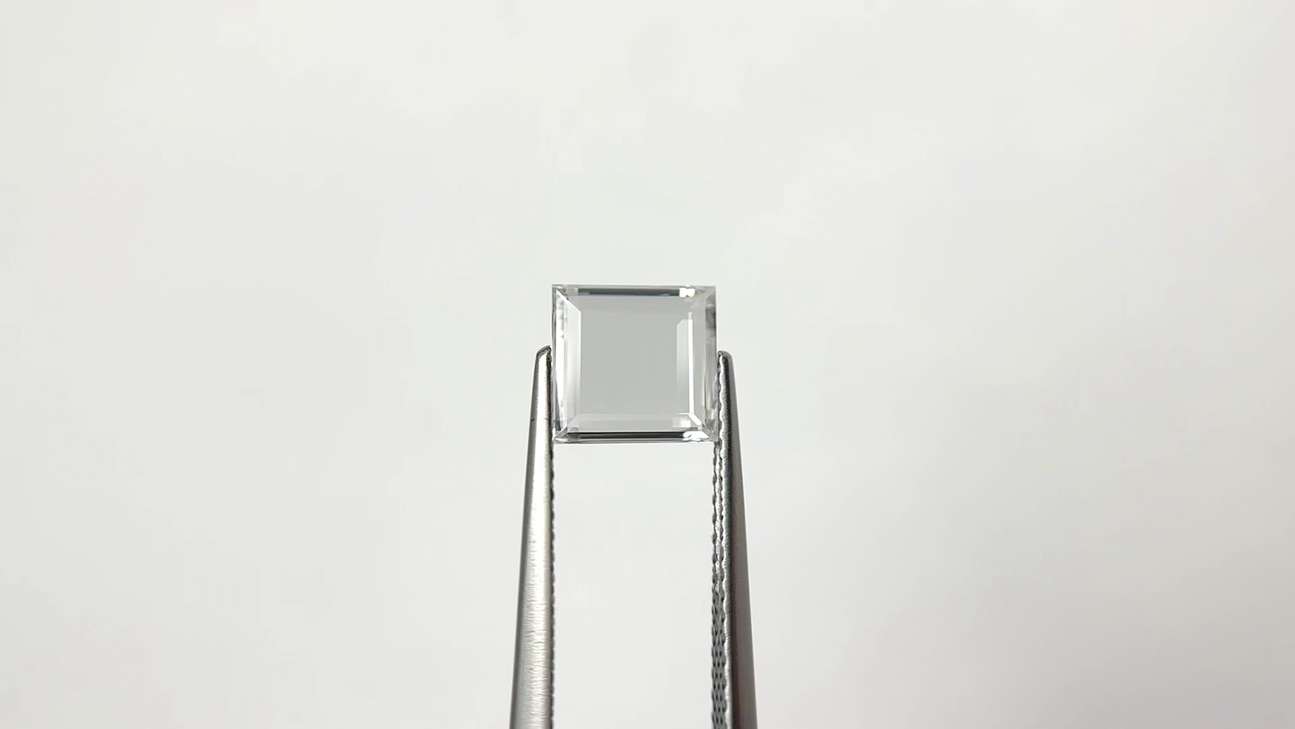 Colorless Portrait cut Square Loose Moissanite Diamond