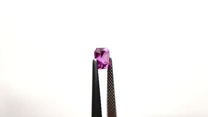 Pink Asscher Cut Moissanite For Anniversary Diamond