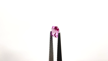 Pink Asscher Cut Moissanite For Anniversary Diamond