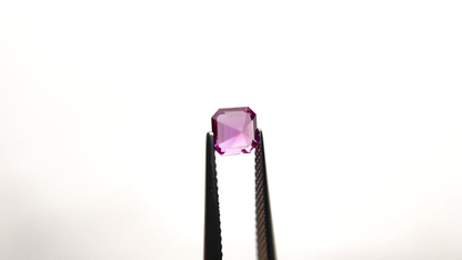 Pink Asscher Cut Moissanite For Anniversary Diamond
