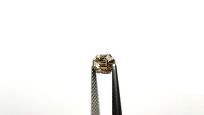 Rare Champagne Emerald Cut Loose Moissanite Diamond For Her
