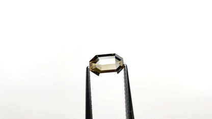 Rare Champagne Emerald Cut Loose Moissanite Diamond For Her