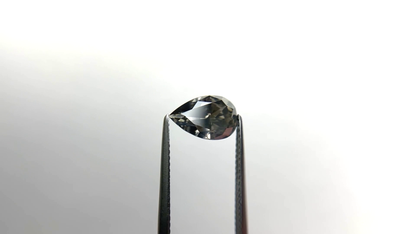 Fancy Dark Grey Rare Loose Pear Cut Moissanite Diamond For Engagement Ring/ Unique Grey Color Customized Solitaire Stone For Bridesmaid Gift