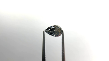 Fancy Dark Grey Rare Loose Pear Cut Moissanite Diamond For Engagement Ring/ Unique Grey Color Customized Solitaire Stone For Bridesmaid Gift