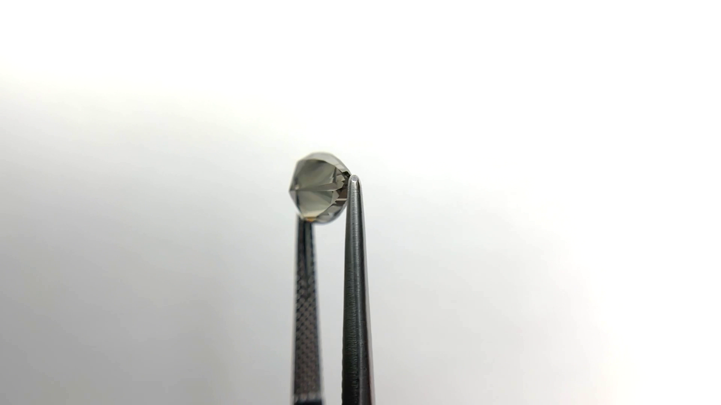 Fancy Dark Grey Rare Loose Pear Cut Moissanite Diamond For Engagement Ring/ Unique Grey Color Customized Solitaire Stone For Bridesmaid Gift