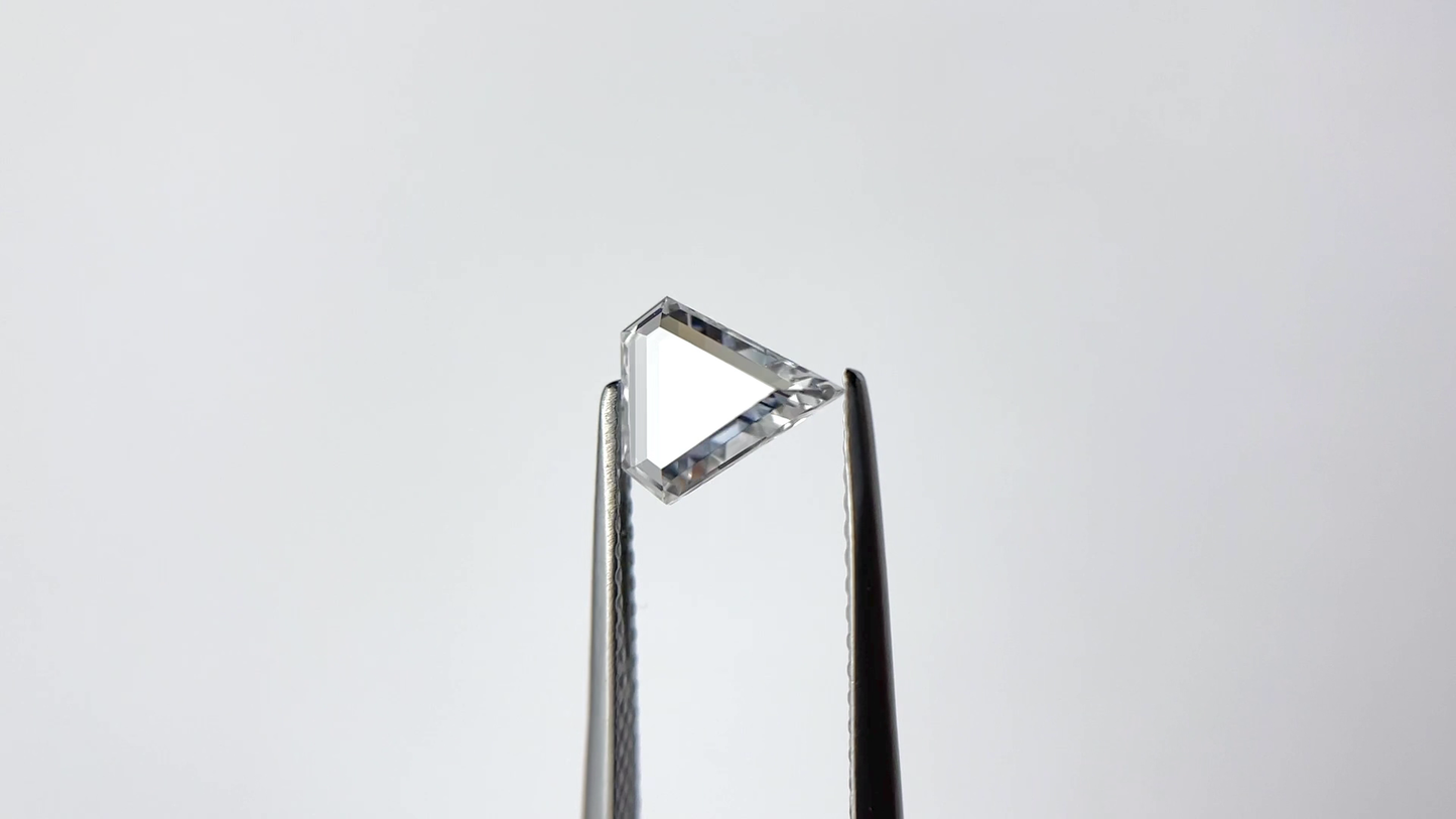 Most Rare Corner Cut Triangle Cut Loose Moissanite For Stackable Ring/ Portrait Customized Moissanite Diamond/ Bridesmaid Gift For Diamond