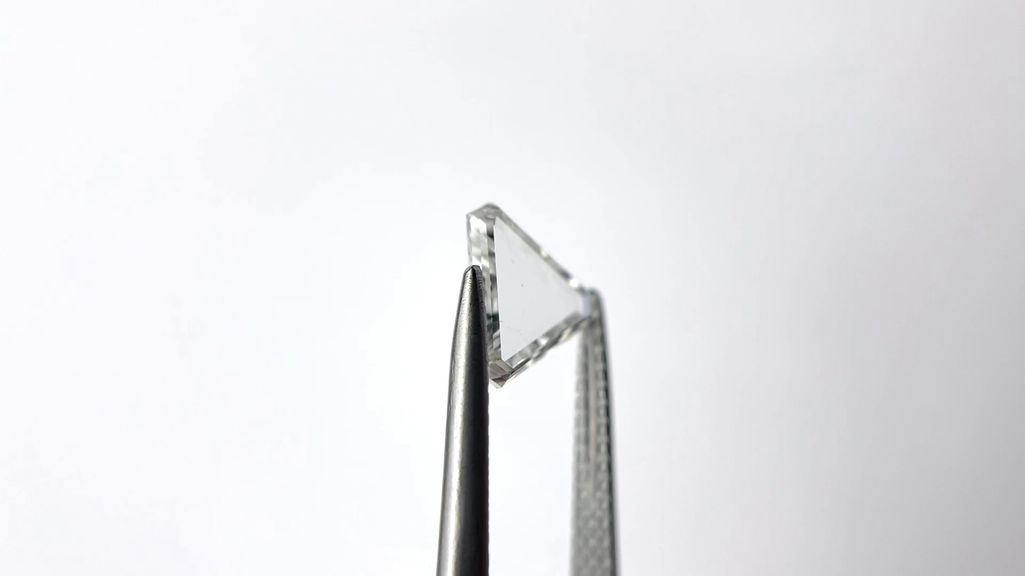 Triangle Portrait Cut Loose Moissanite Diamond For Anniversary Ring/ Customized Loose Stone wedding Ring/ Rare Stone Ever For Pretty Ring