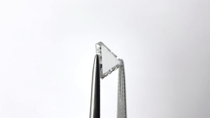 Triangle Portrait Cut Loose Moissanite Diamond For Anniversary Ring/ Customized Loose Stone wedding Ring/ Rare Stone Ever For Pretty Ring