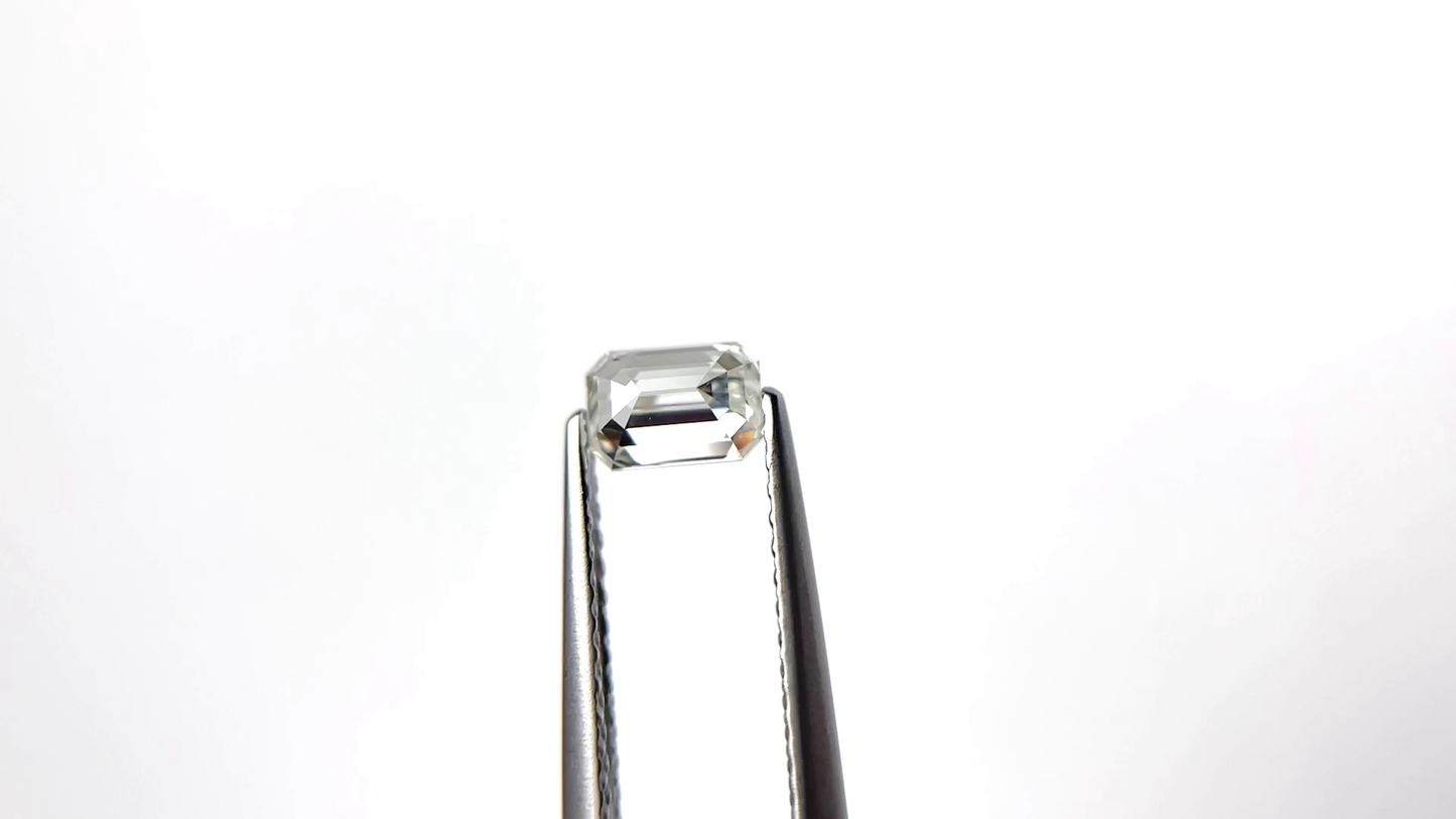 Colorless Emerald Cut Loose Moissanite For Engagement Ring/ Customized VVS Clarity Loose Diamond For Her/ Trendy Unique Rare Promise Stone